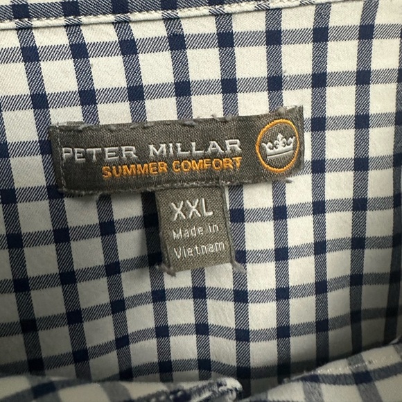 Peter Millar Summer Comfort Long Sleeve Button Down Shirt Size XXL - Picture 5 of 8